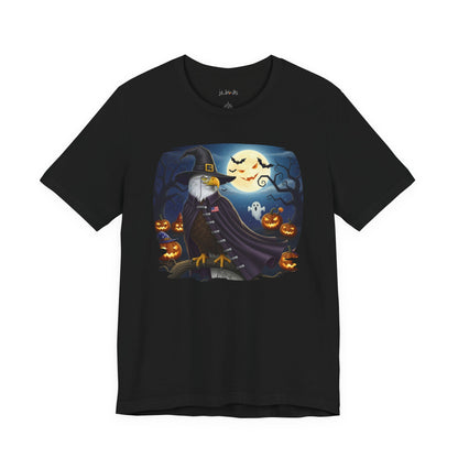 Bald Eagle Halloween Bird T-Shirt - Spooky Full Moon Halloween Costume for Bird Lovers