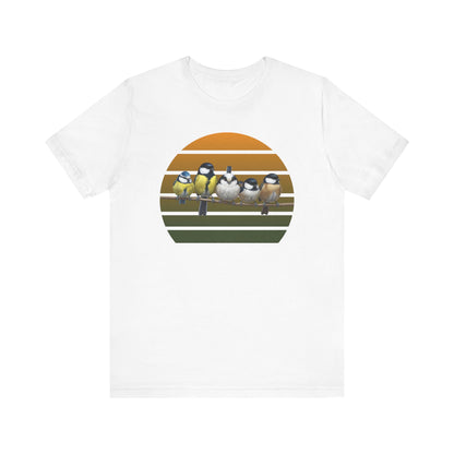 Meisen Premuim T-Shirt | Geschenk für Vogelbeobachter | jz.birds