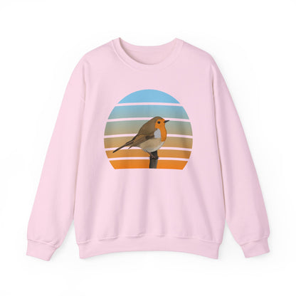 European Robin Birdlover Ornithologist Bird Sweatshirt