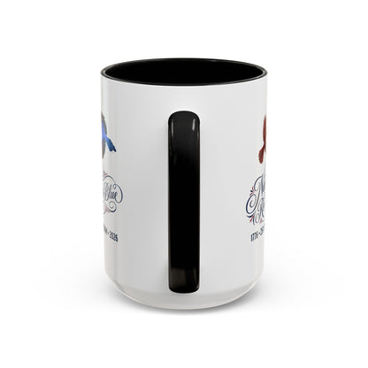 Cardinal & Blue Jay America 250 Mug | Red, White & Blue Ceramic Cup