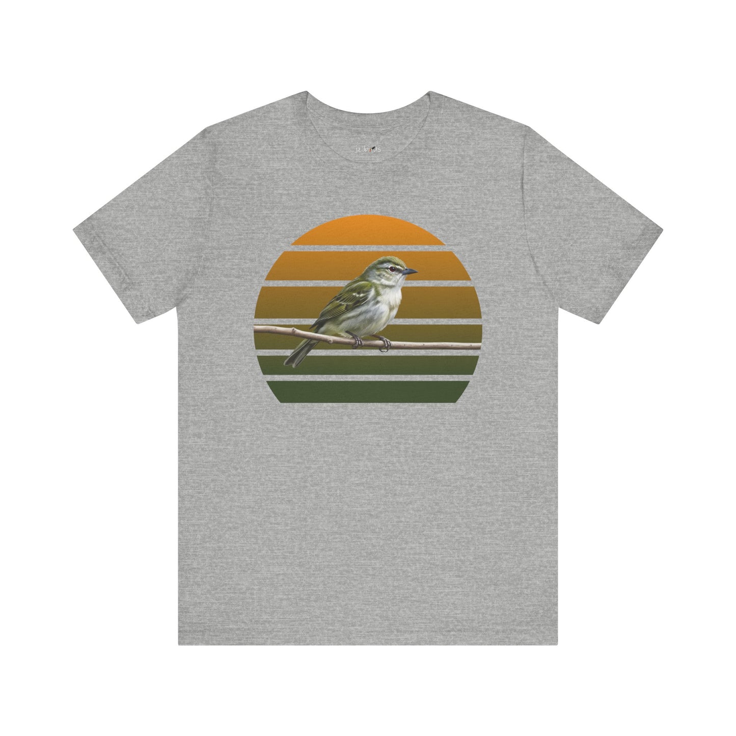 Red-Eyed Vireo T-Shirt | Unisex Retail Fit Bird Lover Tee | Wildlife Birder Gift