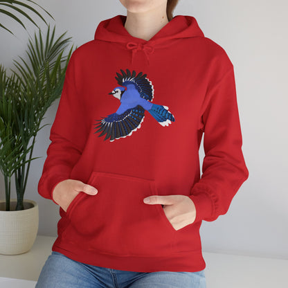 Blue Jay Bird Birdwatcher Biologist Birdlover Hoodie