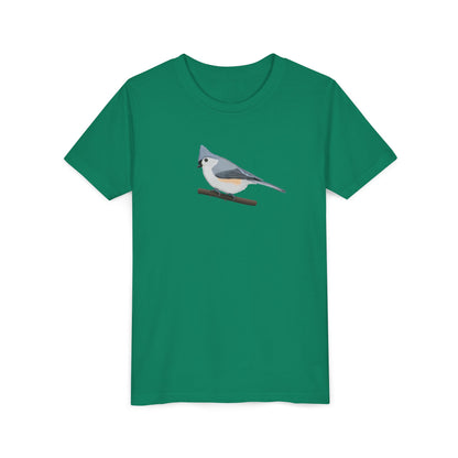 Tufted Titmouse Birding & Birdwatching Bird Youth T-Shirt