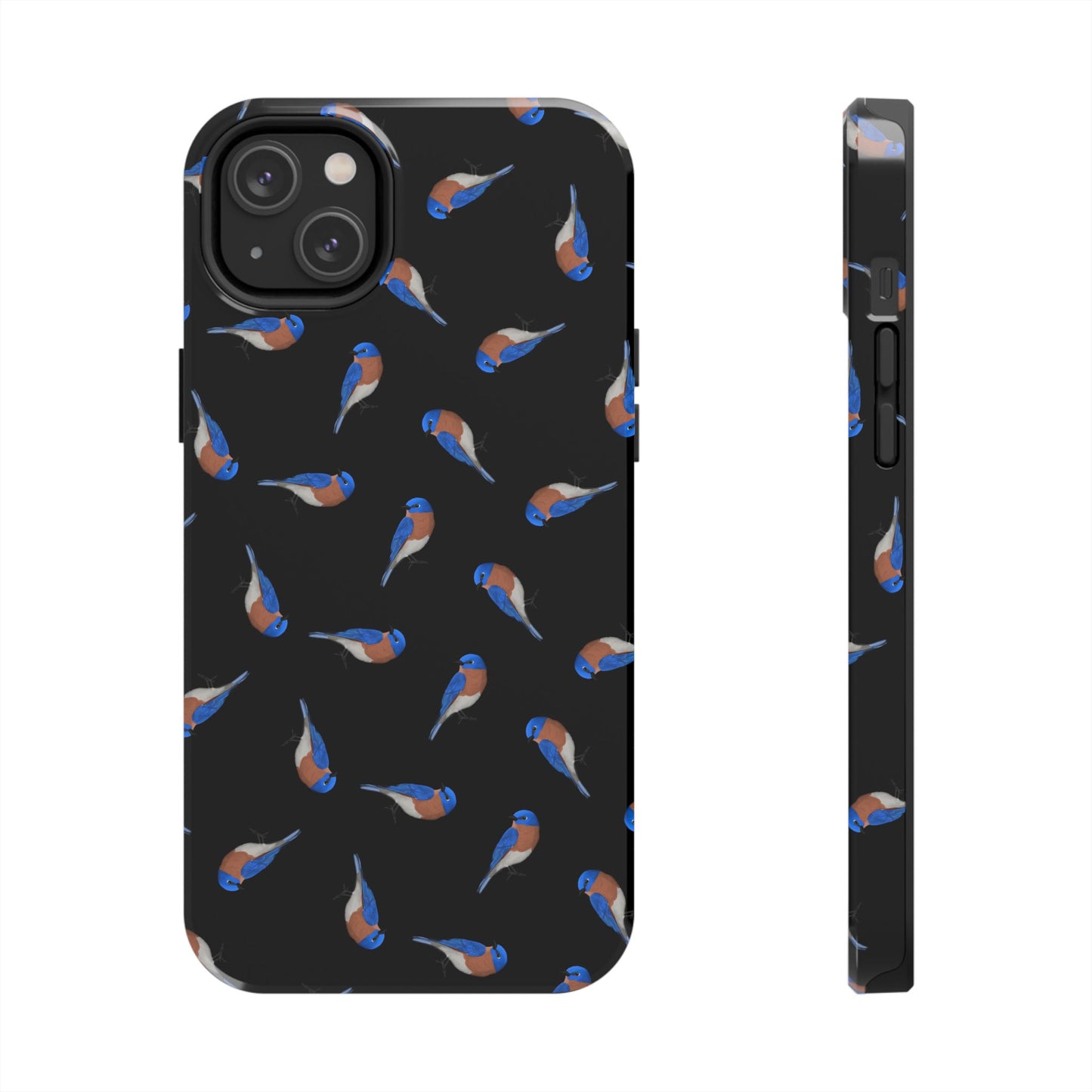 Bluebird iPhone Case Black – Premium Tough Phone Cover for Bird Lovers