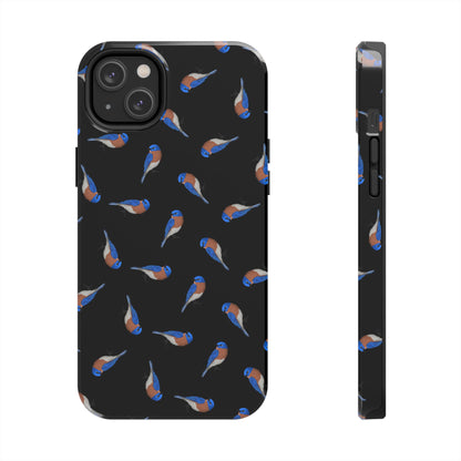 Bluebird iPhone Case Black – Premium Tough Phone Cover for Bird Lovers
