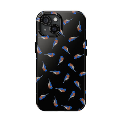 Bluebird iPhone Case Black – Premium Tough Phone Cover for Bird Lovers