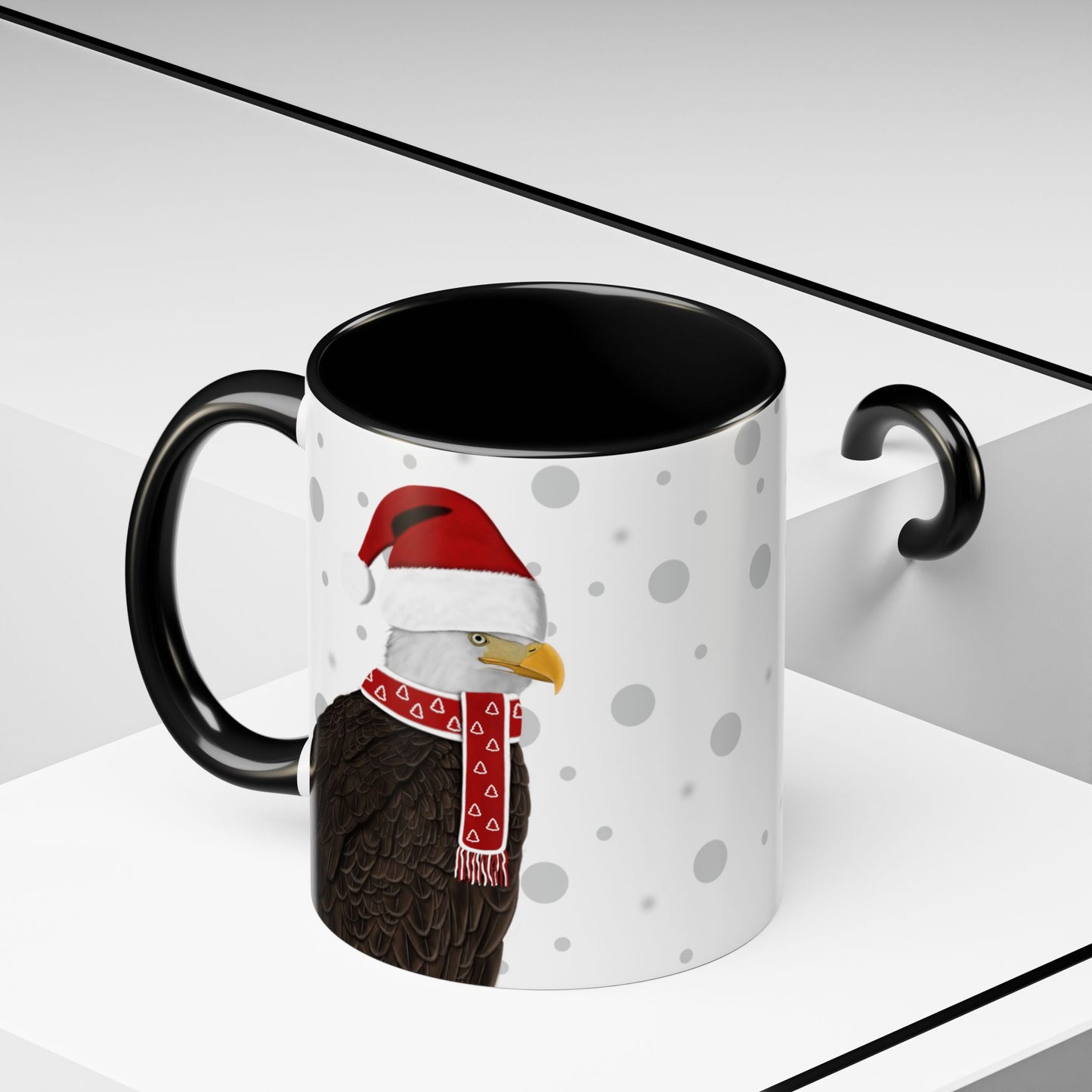 Bald Eagle Christmas Bird Coffee Mug