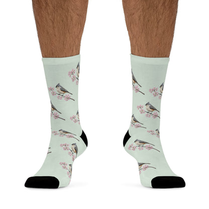Tufted Titmouse Socks – Accessories and All Over Print style