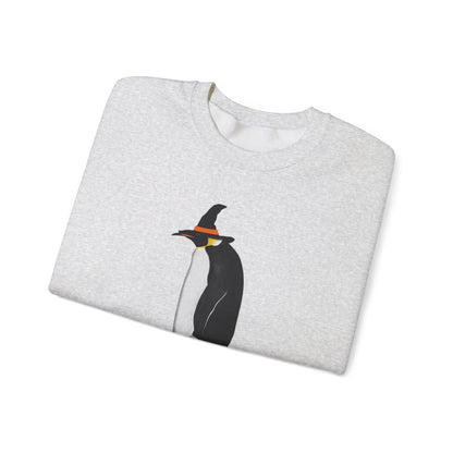 Penguin Halloween Birds Witch Birdwatcher Sweatshirt