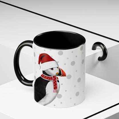 Puffin Christmas Bird Coffee Mug