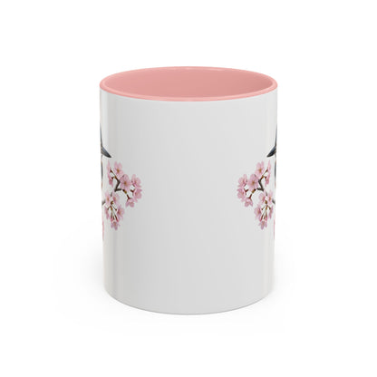 Belted Kingfisher Mug in Pink