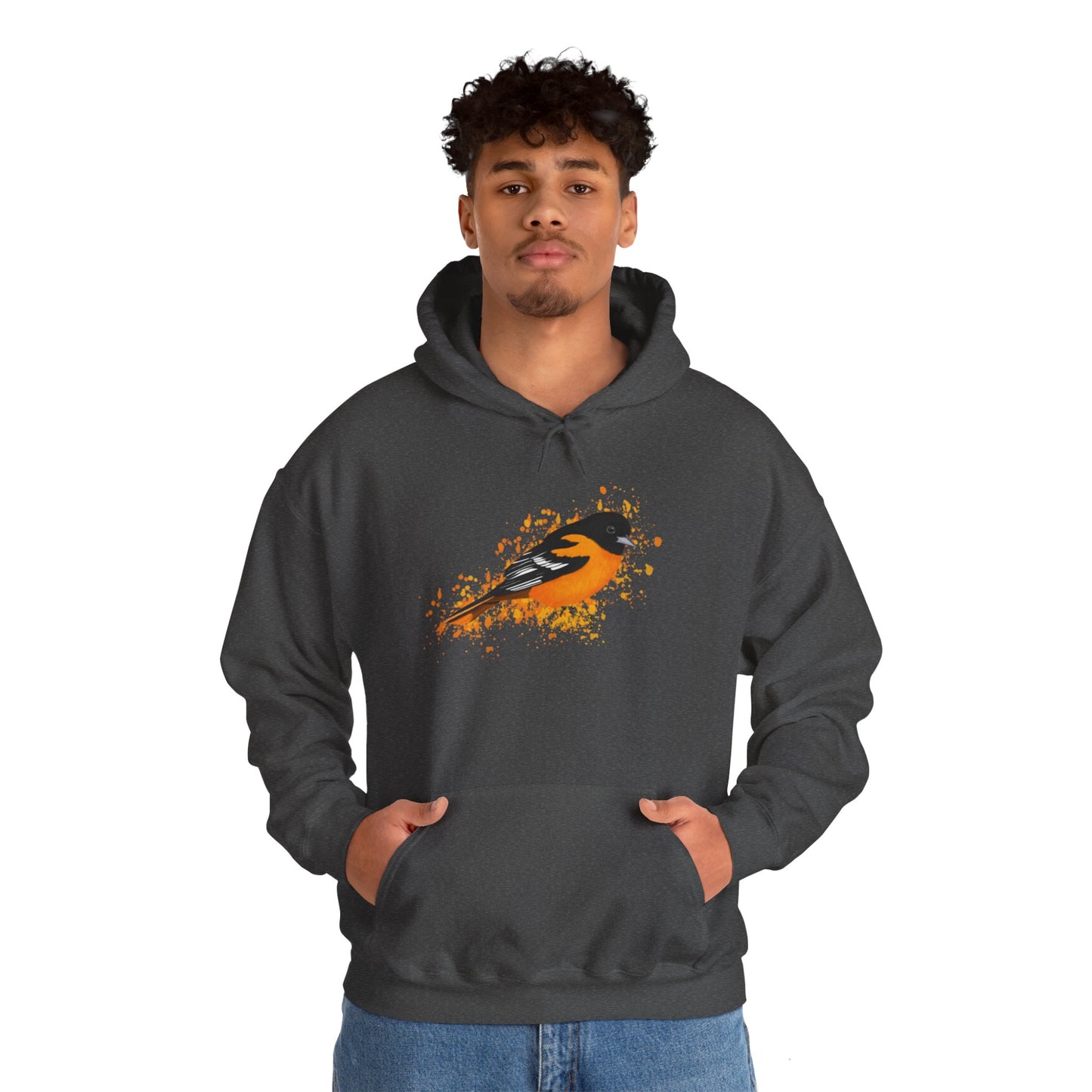 Baltimore Oriole Bird Unisex Hoodie - jz.birds