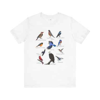 Blue Jay Cardinal Hummingbird Robin Bald Eagle Birding & Birdwatching Bird T-Shirt