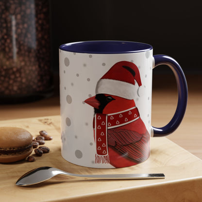 Cardinal Christmas Bird Coffee Mug