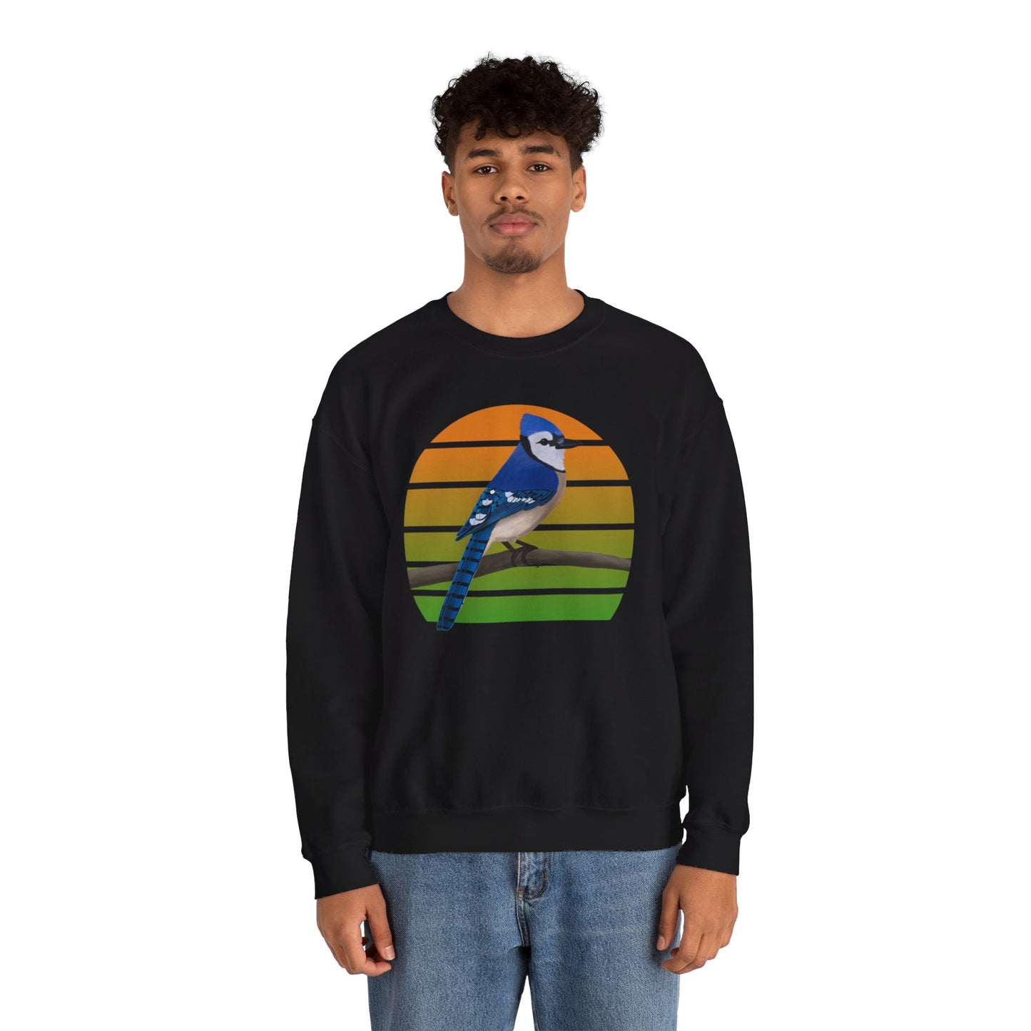 Blue Jay Birdlover Ornithologist Bird Sweatshirt