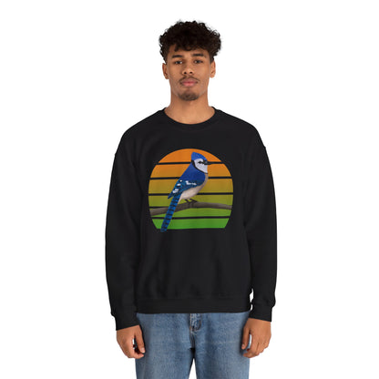 Blue Jay Birdlover Ornithologist Bird Sweatshirt