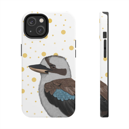 Kookaburra Bird Art Tough Phone Case White