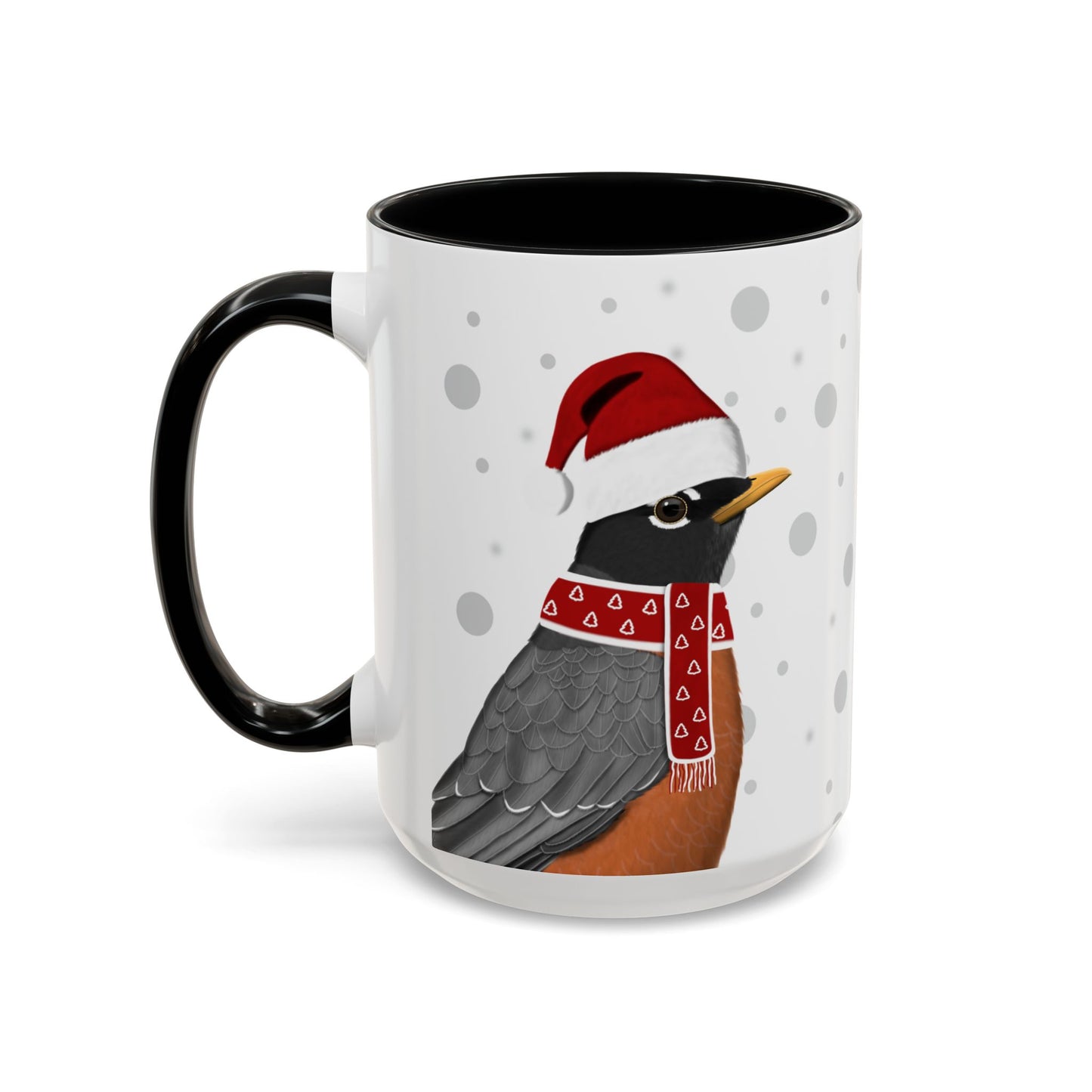 Robin Christmas Bird Coffee Mug