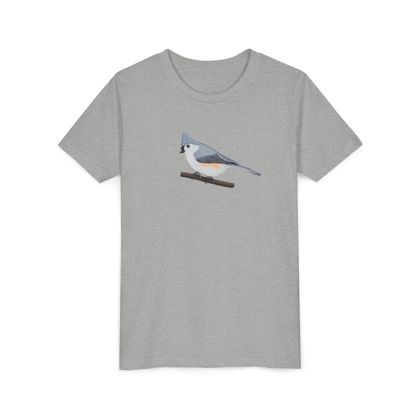 Tufted Titmouse Birding & Birdwatching Bird Youth T-Shirt