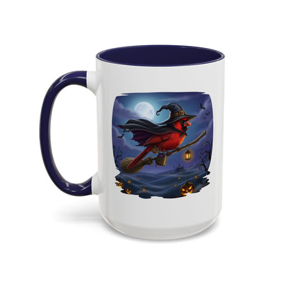 Cardinal Halloween Bird Mug - Perfect for Spooky Season