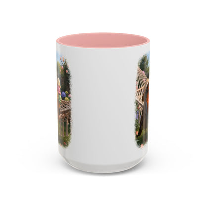 Robin Rosi Ice Cream Garden Premium Mug for Bird Lovers