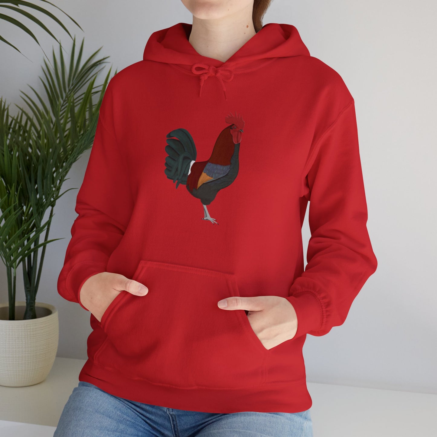 Rooster Bird Birdwatching Birder Hoodie