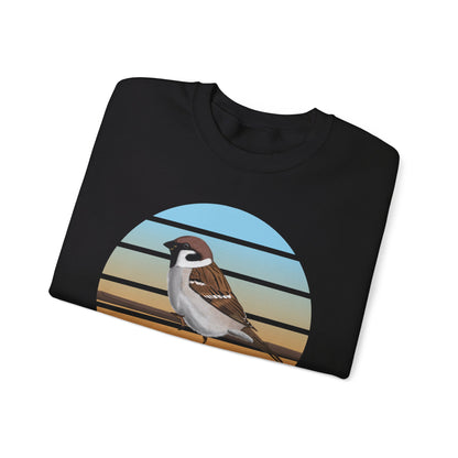 Tree Sparrow Birdlover Ornithologist Bird Sweatshirt