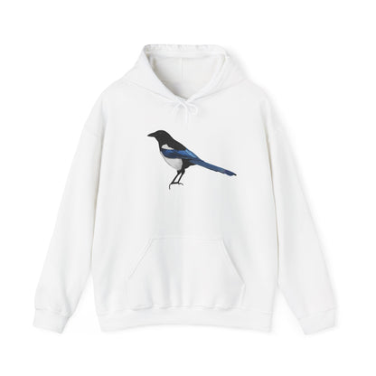 Magpie Bird Birdwatching Birder Hoodie