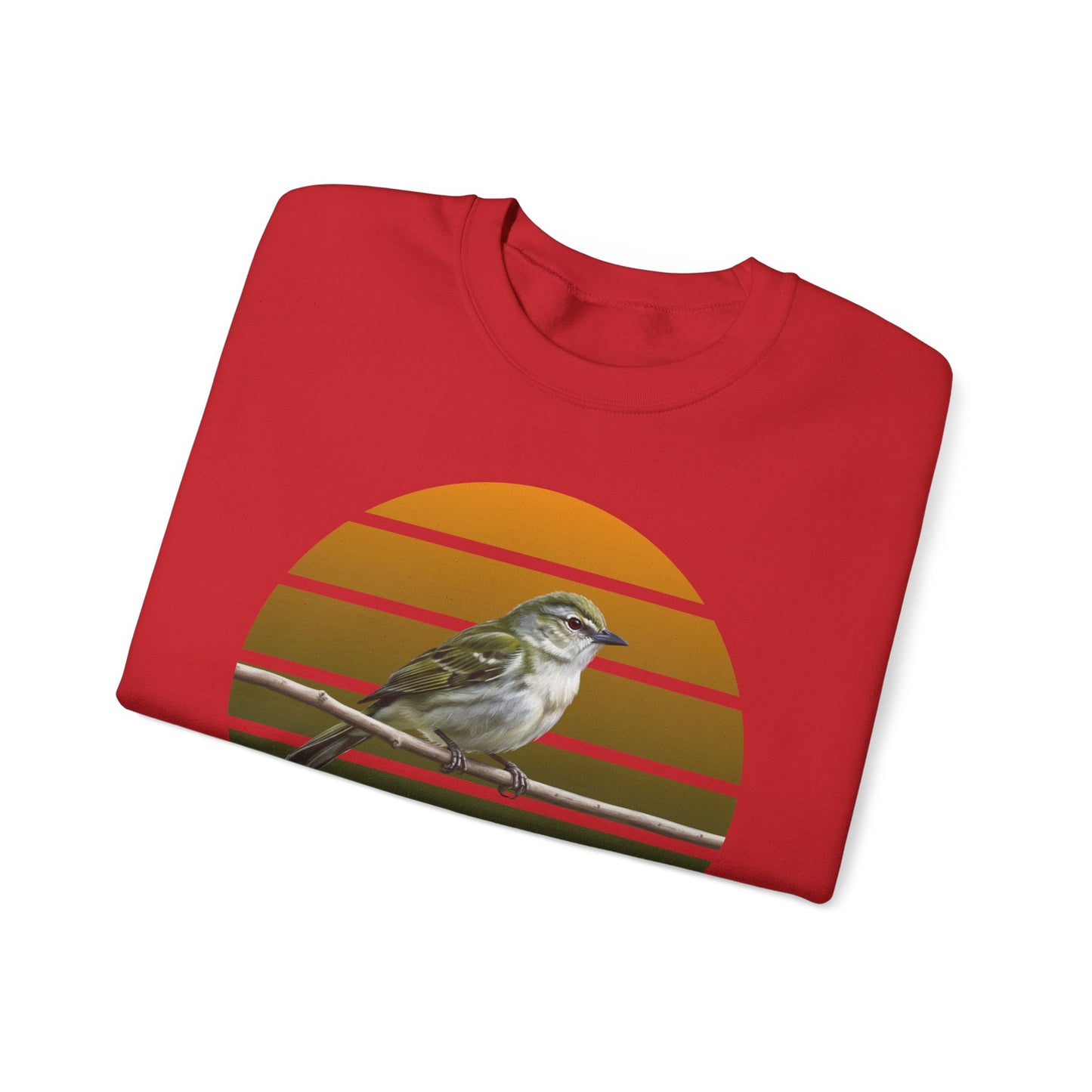 Red-Eyed Vireo Sweatshirt | Songbird Crewneck | Unique Birder Gift | Unisex Wildlife Pullover