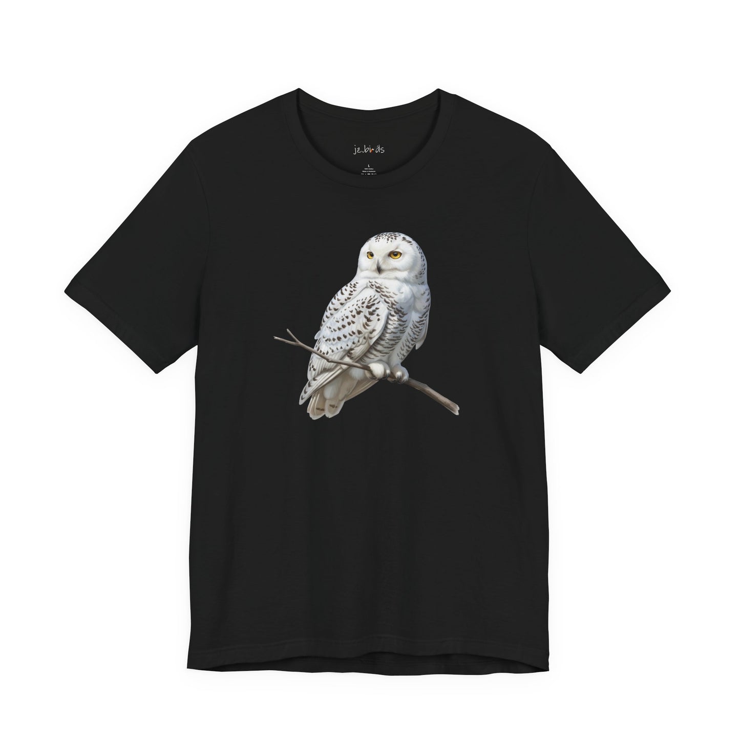 Snowy Owl T-Shirt | Unisex Bird Lover Tee | Wildlife Birder Gift