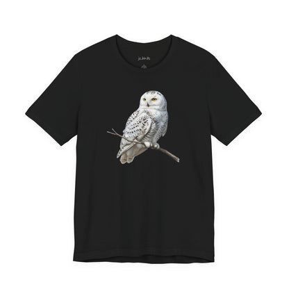 Snowy Owl T-Shirt | Unisex Bird Lover Tee | Wildlife Birder Gift