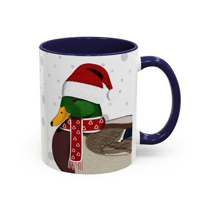 Mallard Christmas Bird Coffee Mug