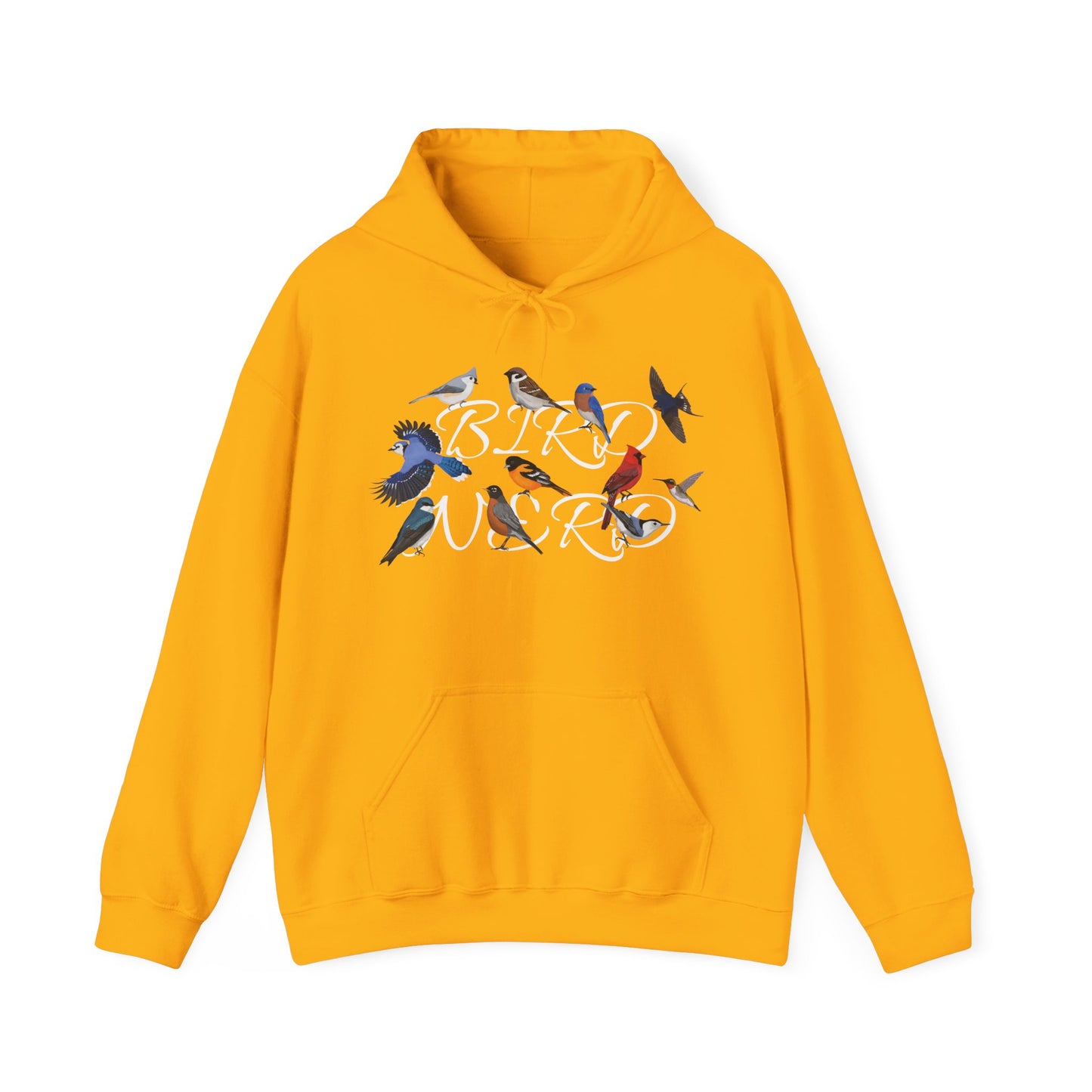 Bird Nerd Blue Jay Cardinal Hummingbird Robin Oriole Hoodie