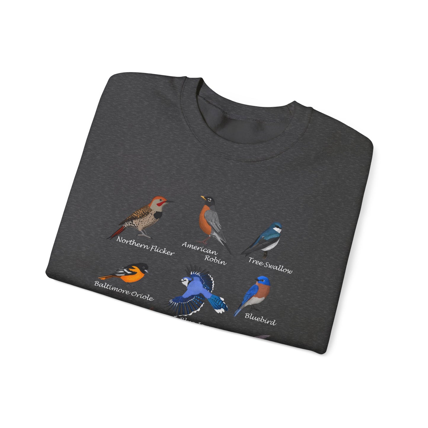 Blue Jay Cardinal Oriole Robin Hummingbird Birding & Birdwatching Bird Sweatshirt