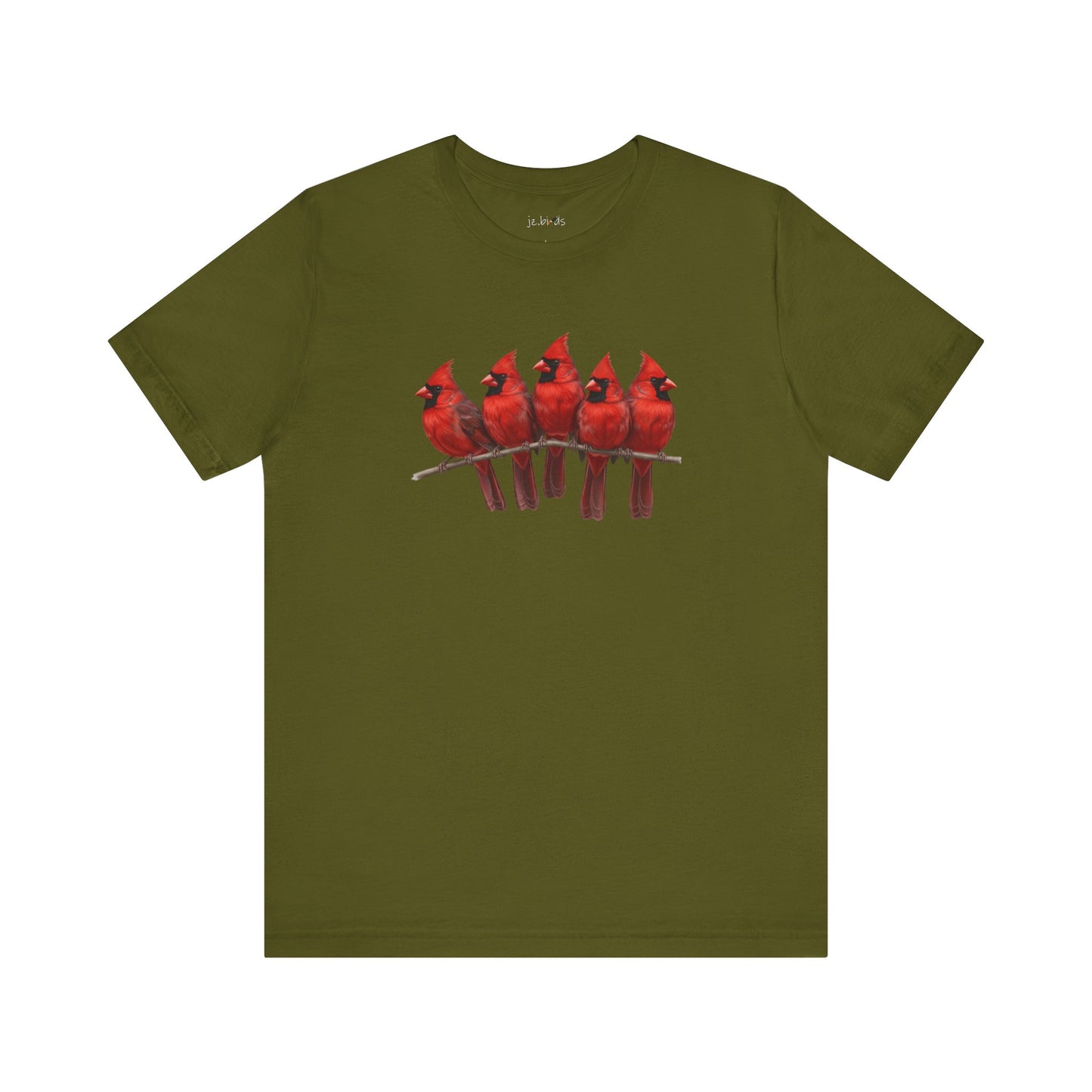 Cardinals T-Shirt | Unisex Retail Fit Bird Lover Tee | Wildlife Birder Gift