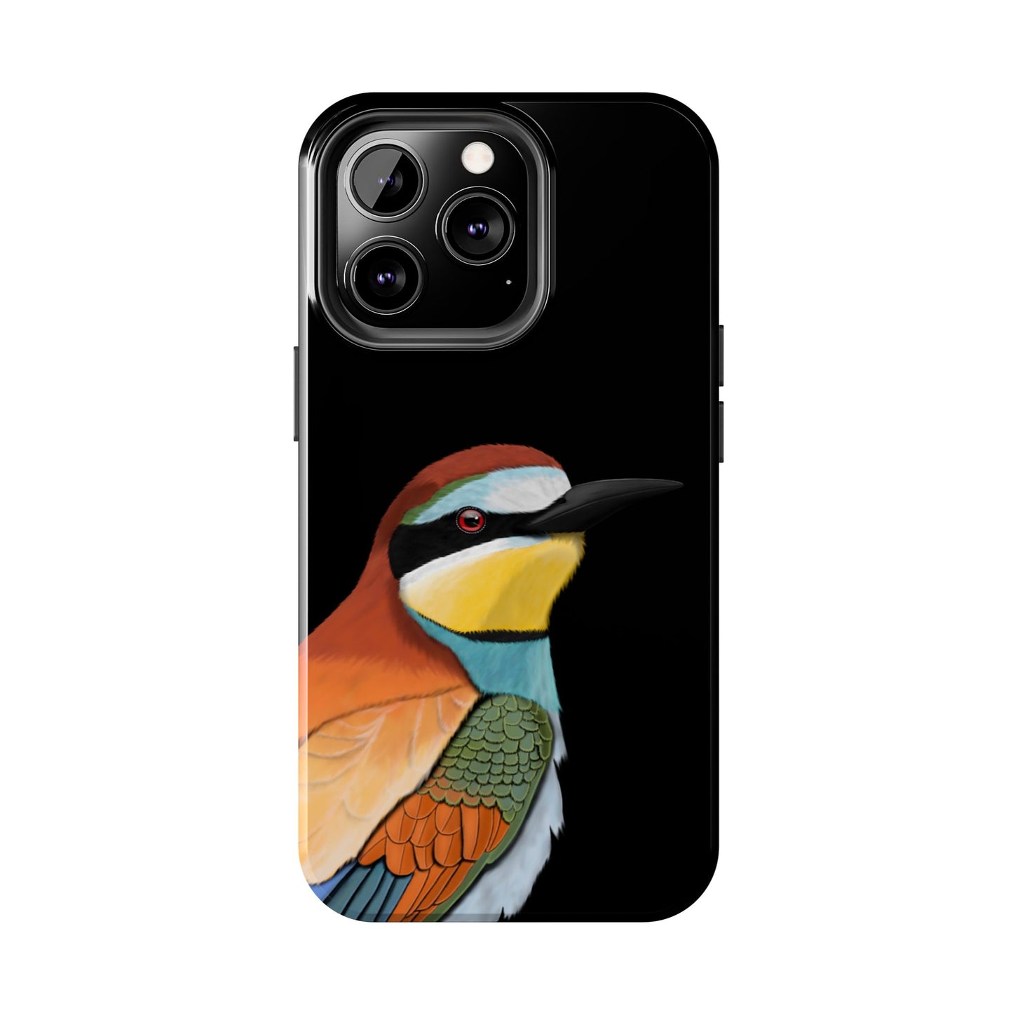 Bee Eater Bird Art Tough Phone Case Black