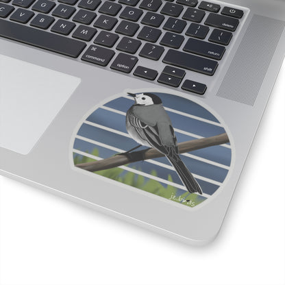 Wagtail Bird Sticker