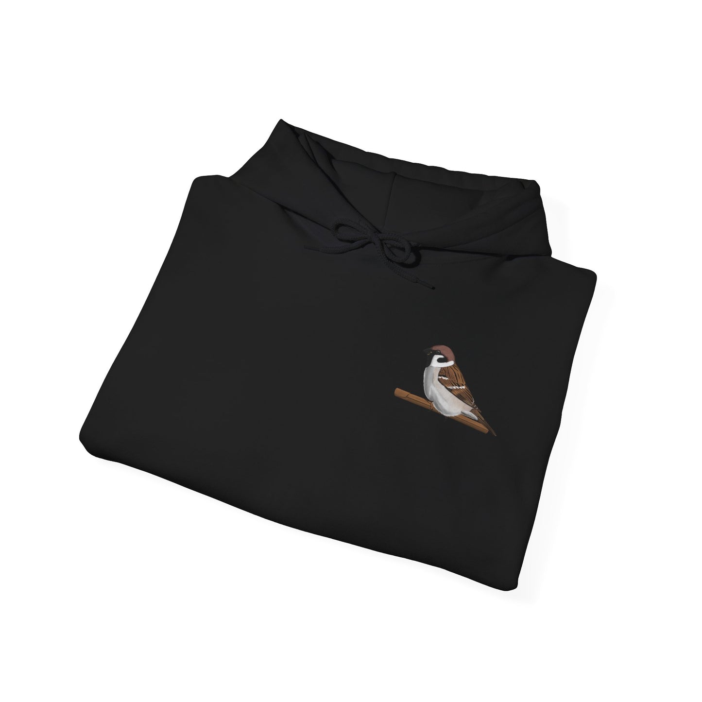 Feldsperling Hoodie - Vogel Kapuzenpullover für Vogelbeobachter & Naturliebhaber mit Vogelmotiv