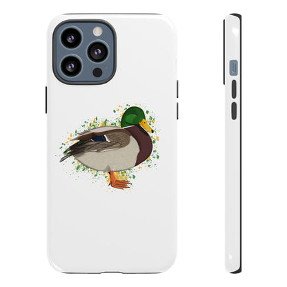 Stockente Ente Vogel iPhone & Google Pixel Vogelmotiv Handyhülle Weiß
