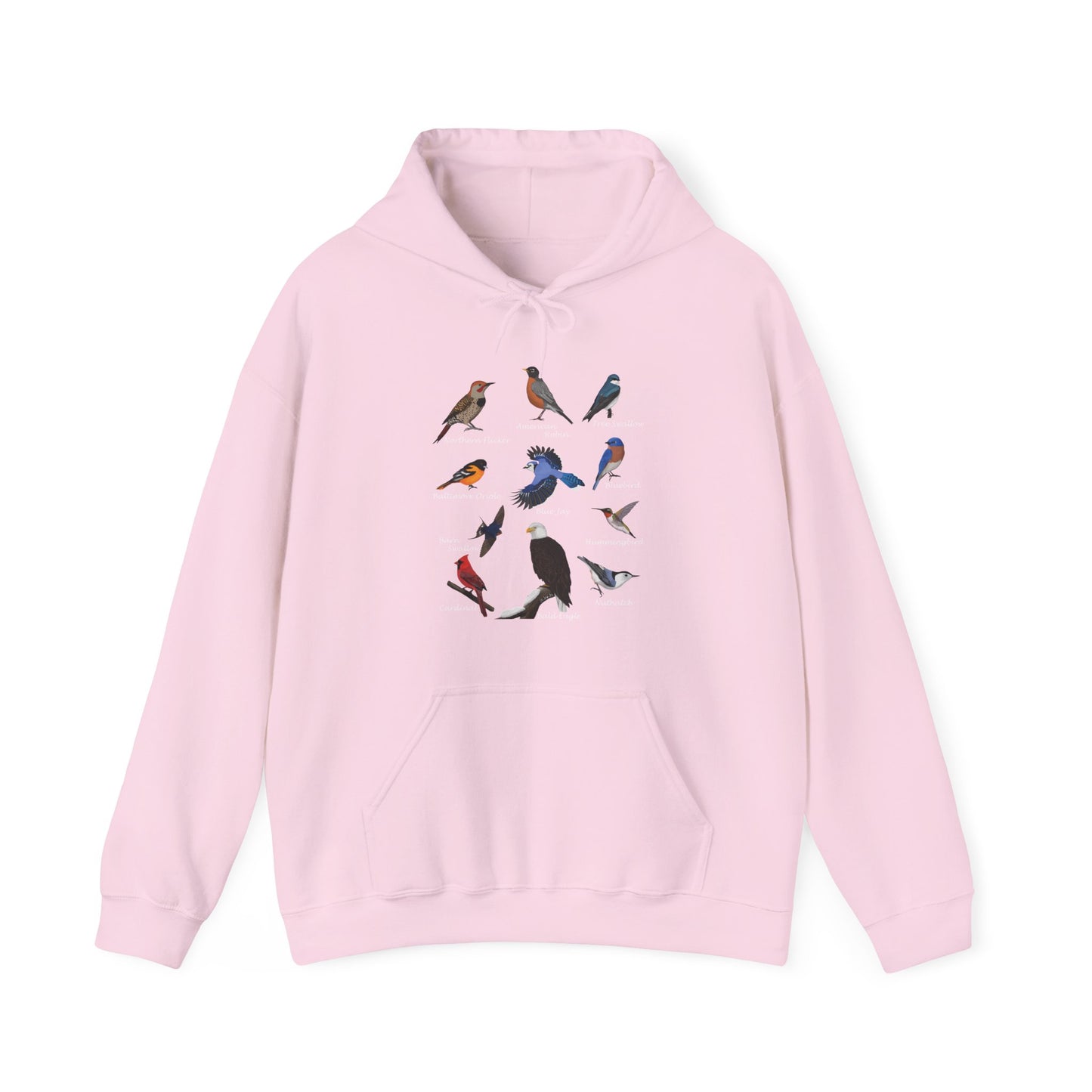 Blue Jay Cardinal Hummingbird Bald Eagle Robin Bird Hoodie