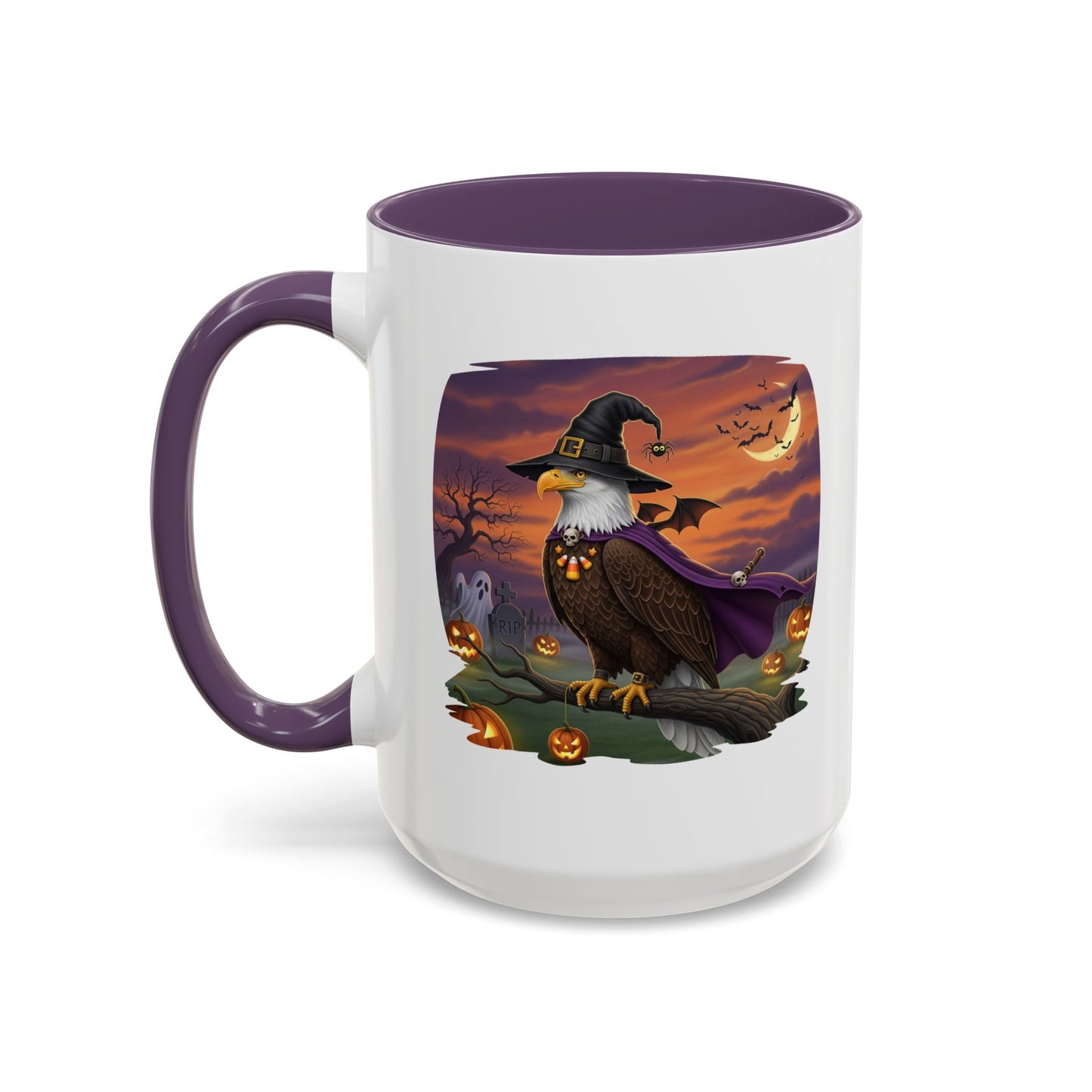 Bald Eagle Halloween Bird Mug - Halloween Coffee Mug for Bird Lovers