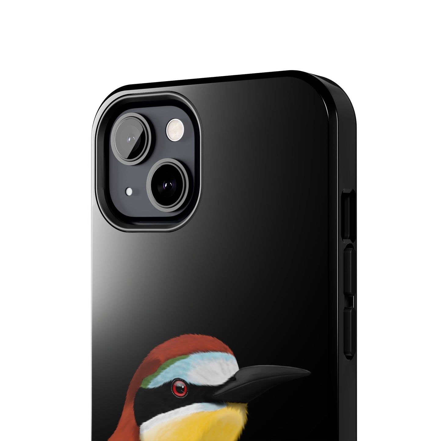 Bee Eater Bird Art Tough Phone Case Black