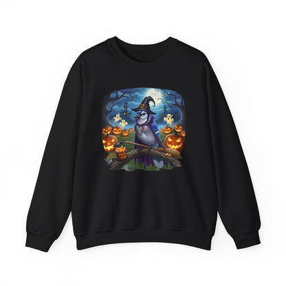 Blue Jay Halloween Bird Sweatshirt - Spooky Halloween Costume for Bird Lovers