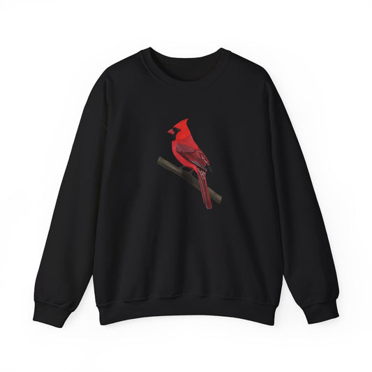Cardinal Bird Watcher Biologist Crewneck Sweatshirt