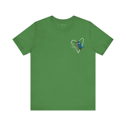 Kingfisher Heart Birdwatcher Bird T-Shirt