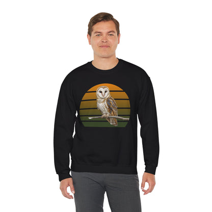 Barn Owl Sweatshirt | Bird Watcher Crewneck | Unisex Songbird Gift for Bird Lovers