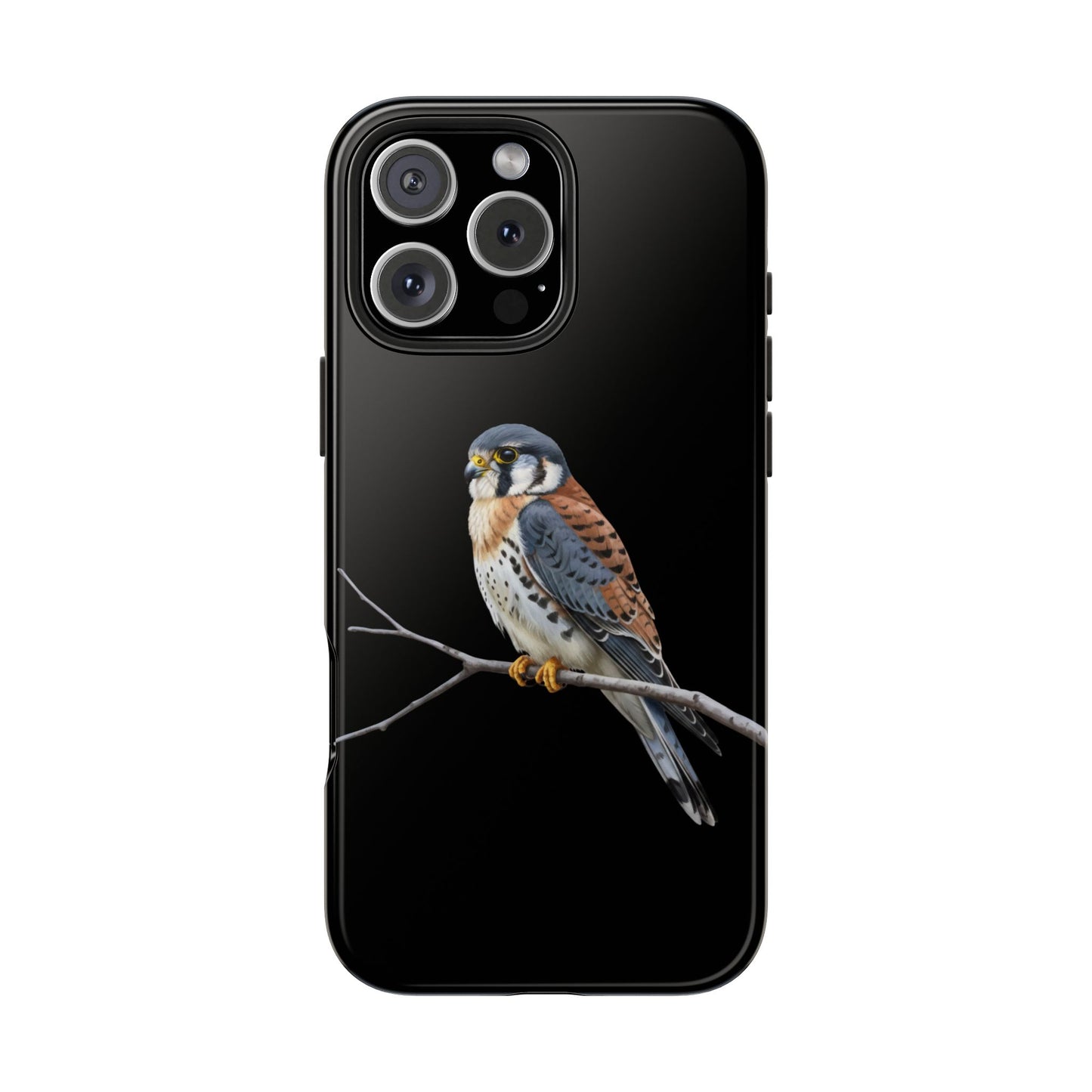 American Kestrel iPhone Case – Premium Tough Phone Cover Black