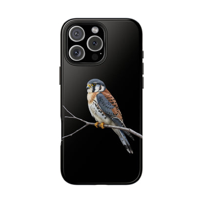 American Kestrel iPhone Case – Premium Tough Phone Cover Black