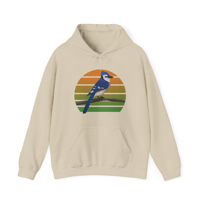 Blue Jay Bird Hoodie