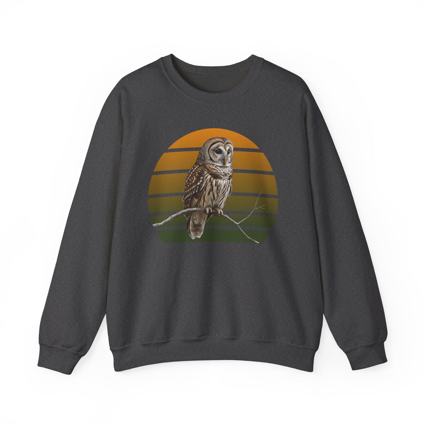 Barred Owl Sweatshirt | Unisex Bird Lover Pullover | Wildlife Birder Gift | Bird Crewneck